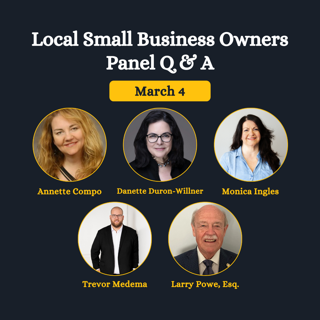 Small Business Series: A Lunch & Learn: Local Small Business Owners Panel Q & A