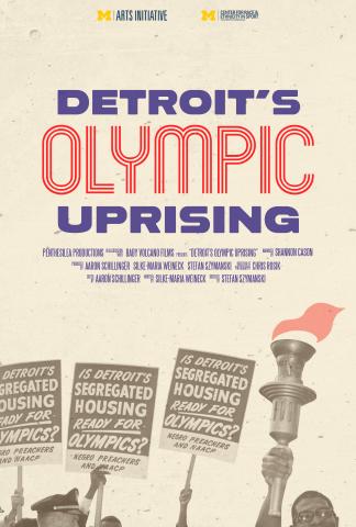 Poster for "Detroit's Olympic Uprising"