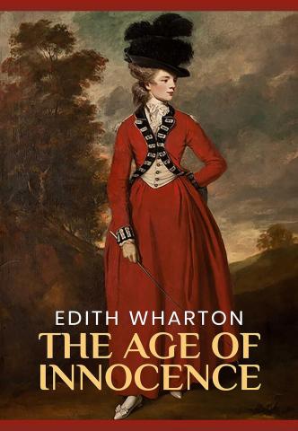 Book cover of The Age of Innocence by Edith Wharton.