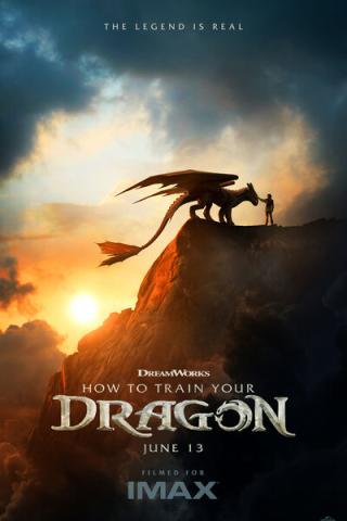 How To Train Your Dragon live action movie cover.