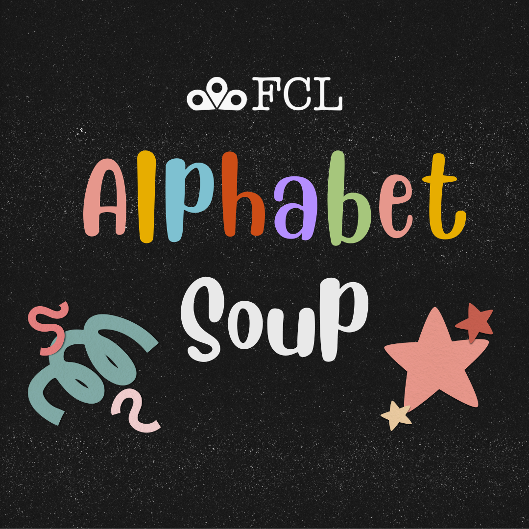 FCL logo. Alphabet Soup.