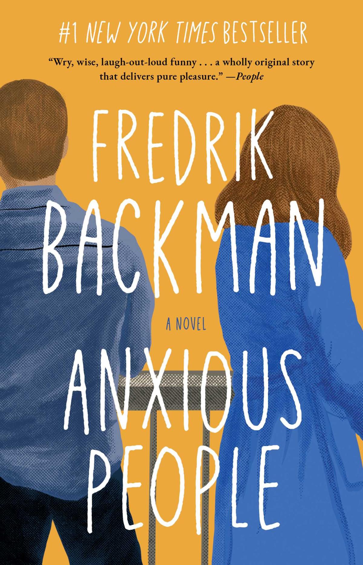 Cover of the book "Anxious People" by Frederik Backman